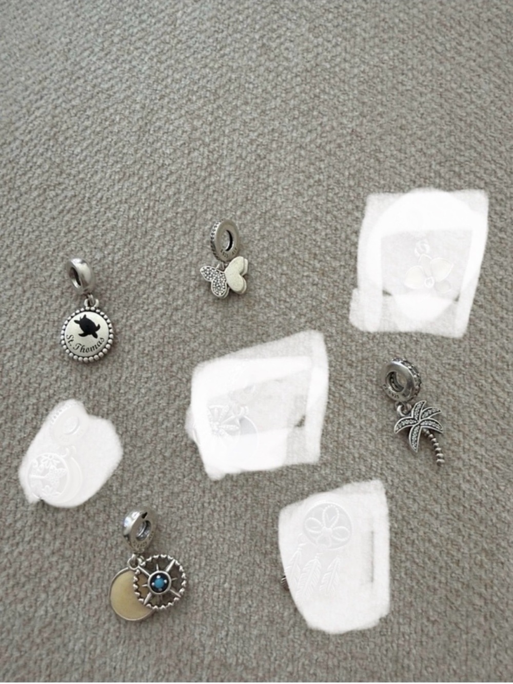 Pandora charms can be sold separately or all